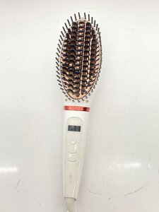 マルタカ◆ブラシ型ストレートヘアアイロン LAVIEL LV-B01 ホワイト 181-200℃