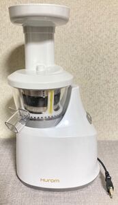 超大人気ブランド！！ スロージューサー HUROM HU-400 WHITE ヒューロム