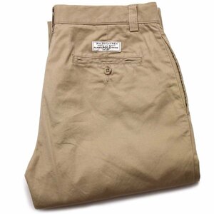 ★00s ポロ ラルフローレン CUSTIM FIT PANT コットンパンツ 薄茶 w30 L34★SCP13 オールド クラシック トラウザーズ チノパン ポプリン