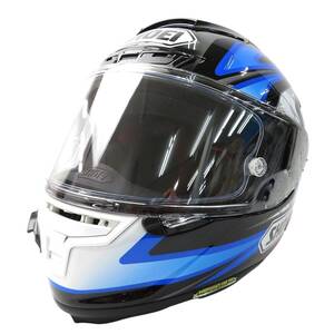 【美品】1,000円～ SHOEI ショウエイ X-Fourteen BRADLEY3 フルフェイスヘルメット ブラック系 サイズS (55-56) PSCマーク無し [M6234] 