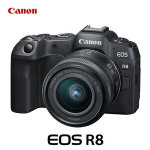 @【未使用品】 キヤノン Canon ミラーレスカメラ EOS R8 RF24-50 IS STM レンズキット