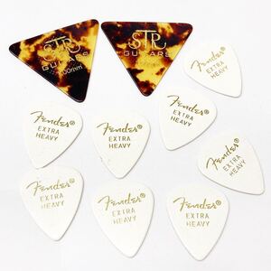 Fender フェンダー EXTRA HEAVY STR GUITARS 1.00mm ピック まとめ alp色