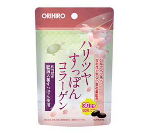 【送料無料】ハリツヤすっぽんコラーゲン 60粒（30日分） オリヒロ●