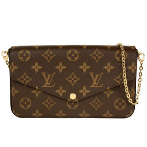 ルイヴィトン LOUIS VUITTON ポシェット フェリシー チェーン ショルダーバッグ モノグラム キャンバス M81896 RFID(ICチップ)内蔵