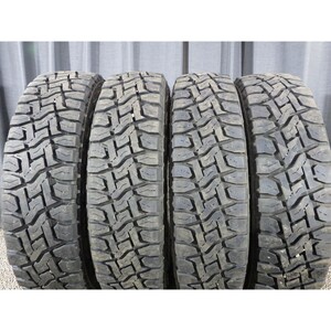 トーヨー OPEN COUNTRY R/T 185/85R16 105/103N LT 8PR 4本SET◎2021年製5~6分山オフロード◎中古 特筆すべき損傷なし◎旭川手渡可