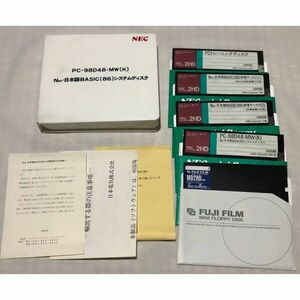 超希少 美品 完品 動確済 PC-9801 PC98 ソフト 『PC-98D48-NW(K) N88日本語BASIC（86） システムディスク』 NEC