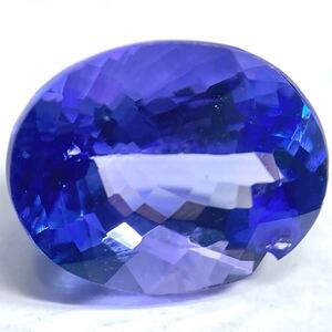 ソ付き!!1円〜!!［天然タンザナイト2.636ct］j 約9.4×7.4mm ルース 裸石 宝石 jewelry tanzanite ゾイサイト EB6/ZZ テEB6 w3マ82