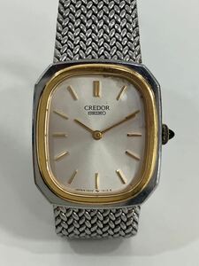 動作未確認 SEIKO セイコー クレドール レディース 腕時計 クォーツ 1400-5880 本体のみ コンビ シルバー ゴールド ALP-W-252 同梱不可