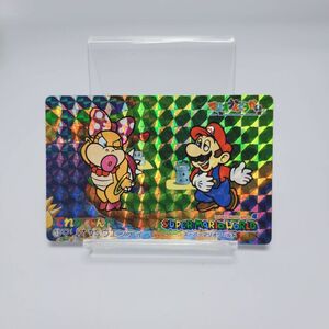 ●スーパーマリオワールドカード●マリオうんどうかい マリオVSウエンディ 1993 任天堂 中古品 used おもちゃゲームシリーズ k-99561