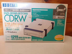【新品未使用品】 I-O DATA　外付けCRWD　CDRW-iU12J