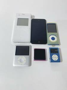 44n LPP/60 Apple iPod デジタルオーディオプレーヤー 6点まとめて ジャンク品含む A1040/A1367/A1236/A1285 部品取りに