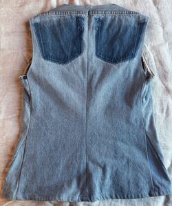 vintage archive margiela artisanal denim vest ビンテージ アーカイブ マルジェラ アーティザナル デニム ベスト