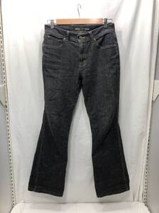 Wrangler ジーンズ ブーツカット レディース W32 グレー ブラック デニムパンツ L3477 ラングラー C8