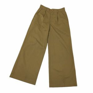 ND206-73 Dickies ディッキーズ ワイドパンツ ズボン ボトムス ポリエステル65% 綿35% ブラウン系 レディース 25