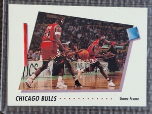 1991-92 Skybox #408 Chicago Bulls Game Frame MICHAEL JORDAN