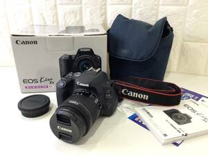 Canon EOS Kiss X9 デジタルカメラ キヤノン 一眼レフ ズームレンズ キット EF-S 18-55mm 動作確認済み 箱付き ケース付き ナ21