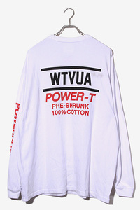 2022AW WTAPS ダブルタップス POWER-T LS COTTON. ONEITA オニータ コットン パワー 長袖Tシャツ 03 WHITE ホワイト 22217OND-CSM02 /◆ メ