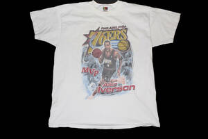 PHILADELPHAI 76ERS ALLEN IVERSON TEE SIZE XL アイバーソン Tシャツ