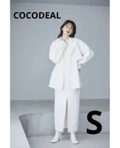 COCODEAL  ハイウエストスリットタイトスカート