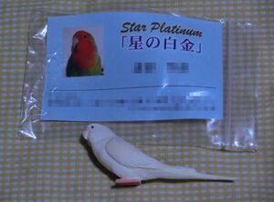 彩色済レジンキット インコ 星の白金 全幅7.5㎝ 鳥 動物 フィギュア 人形 ドール 