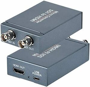 SDI to HDMI コンバーター sdi hdmi 変換器 3G-SDI/HD-SDI/SD-SDI to HDMI コンバー