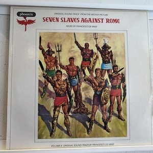 LP O.S.T. Seven Slaves Against Rome シリアルナンバー入り 伊オリジ