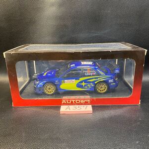 A357 ジャンク1円スタート AUTOart RACING DIVISION SUBARU Impreza WRC 2006 Night Race Version 1/18 scale 長期保管