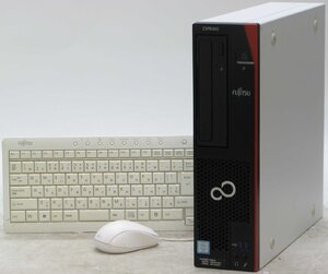 富士通 ESPRIMO D586/P FMVD21001 ■ i7-6700/DVDマルチ/省スペース/第6世代/Windows10 デスクトップ