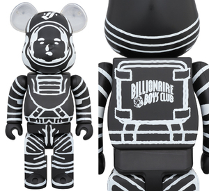 数量限定 BILLIONAIRE BOYS CLUB ASTRONAUT Black 400%ベアブリック/未使用