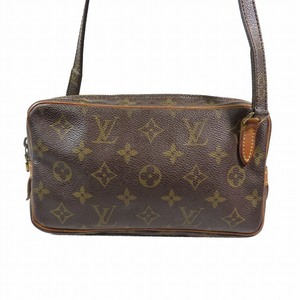 ルイヴィトン LOUIS VUITTON モノグラム ポシェット マルリーバンドリエール ショルダーバッグ レザー ブラウン M51828