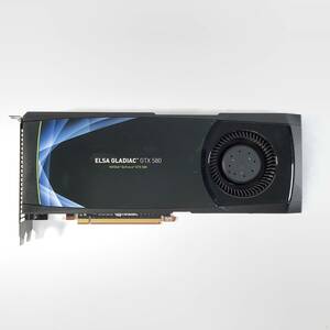 S61024158 ELSA GLADIAC GTX 580 3GB ビデオカード 1点【通電OK】