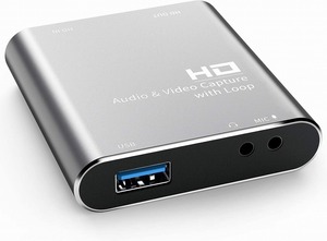 【新品】Chilison Z37 USB 3.1 Gen1 5Gbps USBキャプチャー フルHD ソフトウェアエンコード 録画 配信 OBS YouTube ゲーム 生放送 ニコ生