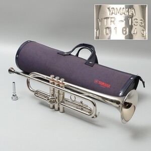 PJ987. ヤマハ YAMAHA トランペット YTR-136 マウスピース ケース付属 現状品