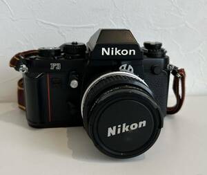 ■ 【動作未確認】Nikon ニコン F3 一眼レフ フィルムカメラ + レンズ nikkor NIKKOR 50mm 1:1.8 ボディ ブラック 