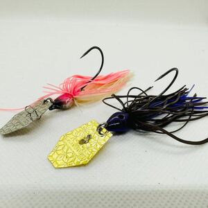 送料120円『イマカツ モグラ スピン モスチャター 3.5g 5g 2個セット』3点落札送料無料■IMAKATSU MOGULLA Spin MOTH CHATTER チャター