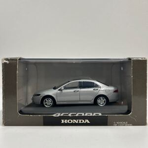 HDC HONDA ディーラー特注 EBBRO 1/43 ACCORD Satin Silver ホンダ アコード セダン サテンシルバー ミニカー モデルカー cl7/8/9