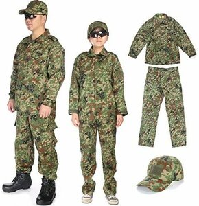 ベルト付 BDU 自衛隊 戦闘服 迷彩服 上下 野球帽 セット S/M/L/XL 自衛隊タイプ　サバゲー 装備 コスプレ 服装 サバイバルゲーム