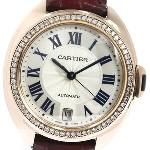 カルティエ CARTIER WJCL0013 クレドゥカルティエ K18PG ダイヤベゼル 自動巻き レディース _775809