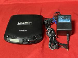 SONY ソニー Discman ディスクマン D-131 美品 ケーブル イヤホン付 CDプレーヤー