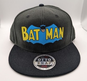 バットマン　キャップ　OTTO SNAP　フリーサイズ　BAT MAN CAP　野球帽　帽子　中古・現状・即決・送料無料　管理№ 7250