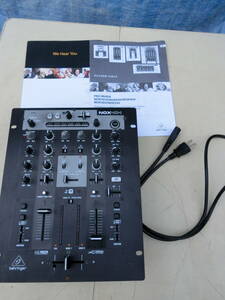 【1円～】BEHRINGER ベリンガー DJミキサーNOX404