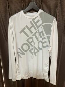 THE NORTH FACE ロンT ノースフェイス 長袖Tシャツ ホワイト　M ランニング用　