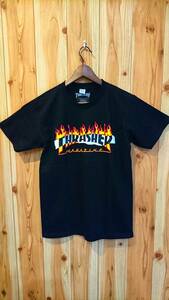 スラッシャー（THRASHER）・スケーター系Ｔシャツ・新品・入荷・Ｍサイズ・黒・激安超特価・⑥