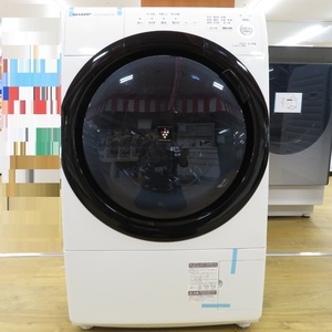 SHARP シャープ ドラム式洗濯乾燥機 プラズマクラスター ES-S7E-WR 7.0kg 右開き 2021年式 ホワイト