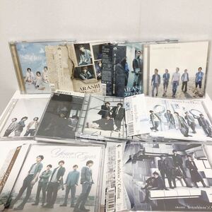 中古CD+DVD ★嵐 10枚セット ★One Love 明日の記憶 Crazy Moon Everything To be free Dear Snow ワイルドアットハート Face Down 他