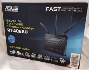 ASUS WiFi 無線LAN ルーター RT-AC68U 11ac デュアルバンド AC1900 1300+600Mbps 最大18台