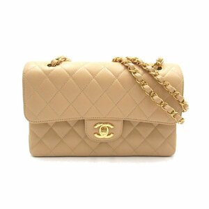 シャネル マトラッセ ダブルフラップチェーンショルダー ブランドオフ CHANEL キャビアスキン(グレインドカーフ) ショルダーバッグ キャビ