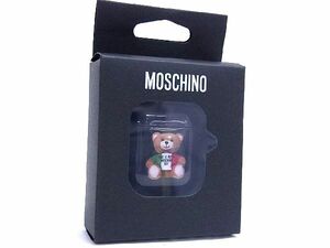 ■未開封■新品■未使用■ MOSCHINO モスキーノ イタリアンテディベア AirPodsケース エアポッズケース ブラック系 AK1336キk