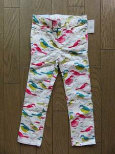 【新品】GAP　Kids1969スズメ柄パンツ　１０５