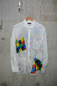 コムデ ギャルソン オム プリュス　COMMEdesGARCONS HOMME PLUS　23ss　キュプラ　シャツ　M　PK-B0０3 D7125